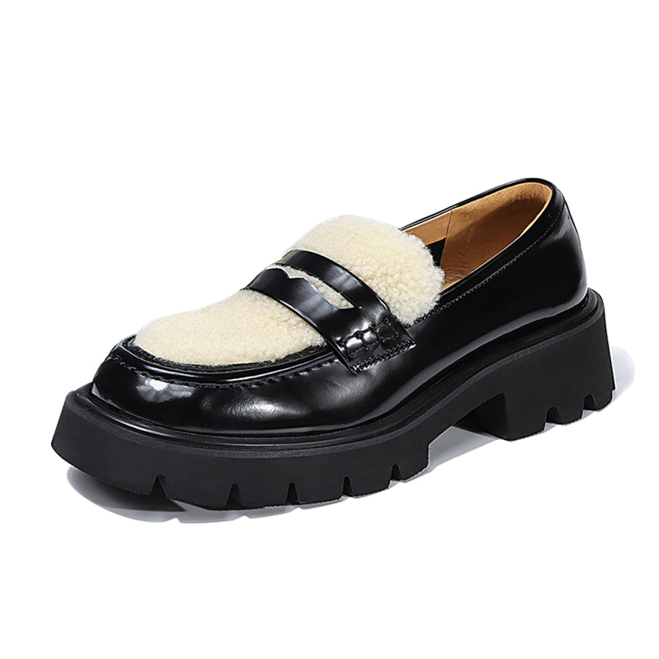 2024AW NEW ファー ローファー(23C7658B-02)